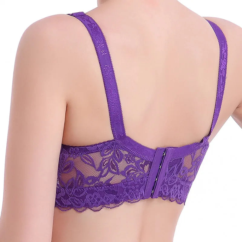 Wireless Full Cup Lace Bra