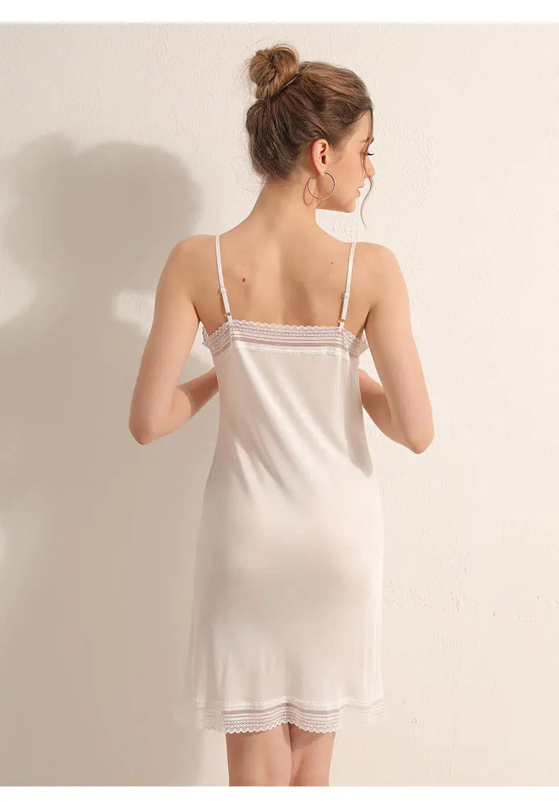 Mulberry Silk Nightgown Slip