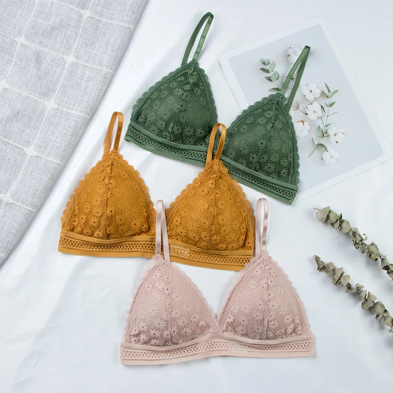 Floral Lace Padded Bralette