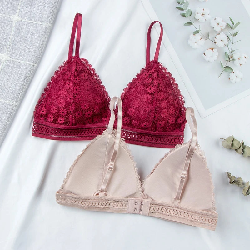 Floral Lace Padded Bralette