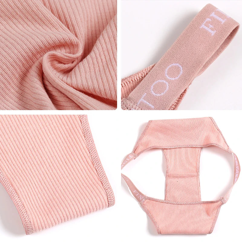 Low-Rise Cotton Letter Briefs