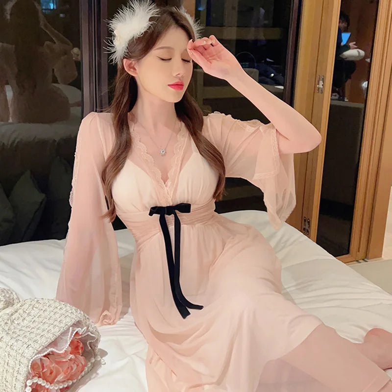 Princess Lace Nightdress Set