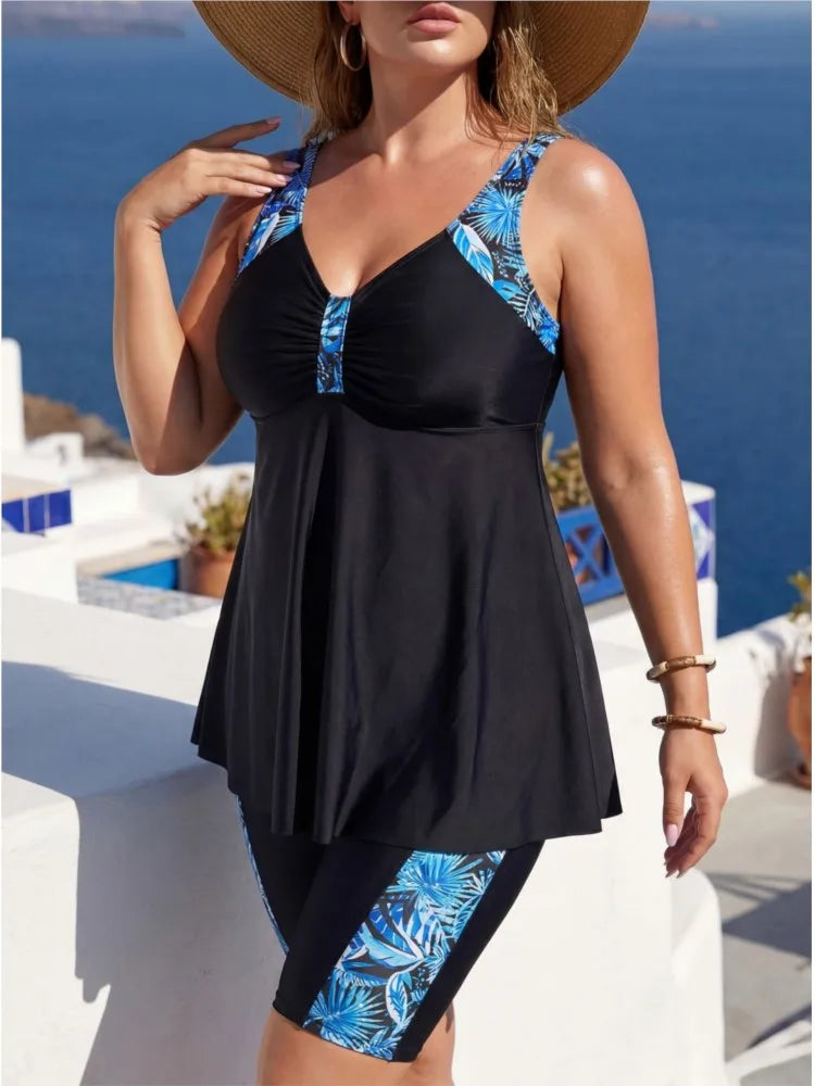 Plus Size Tummy-Control Bikini