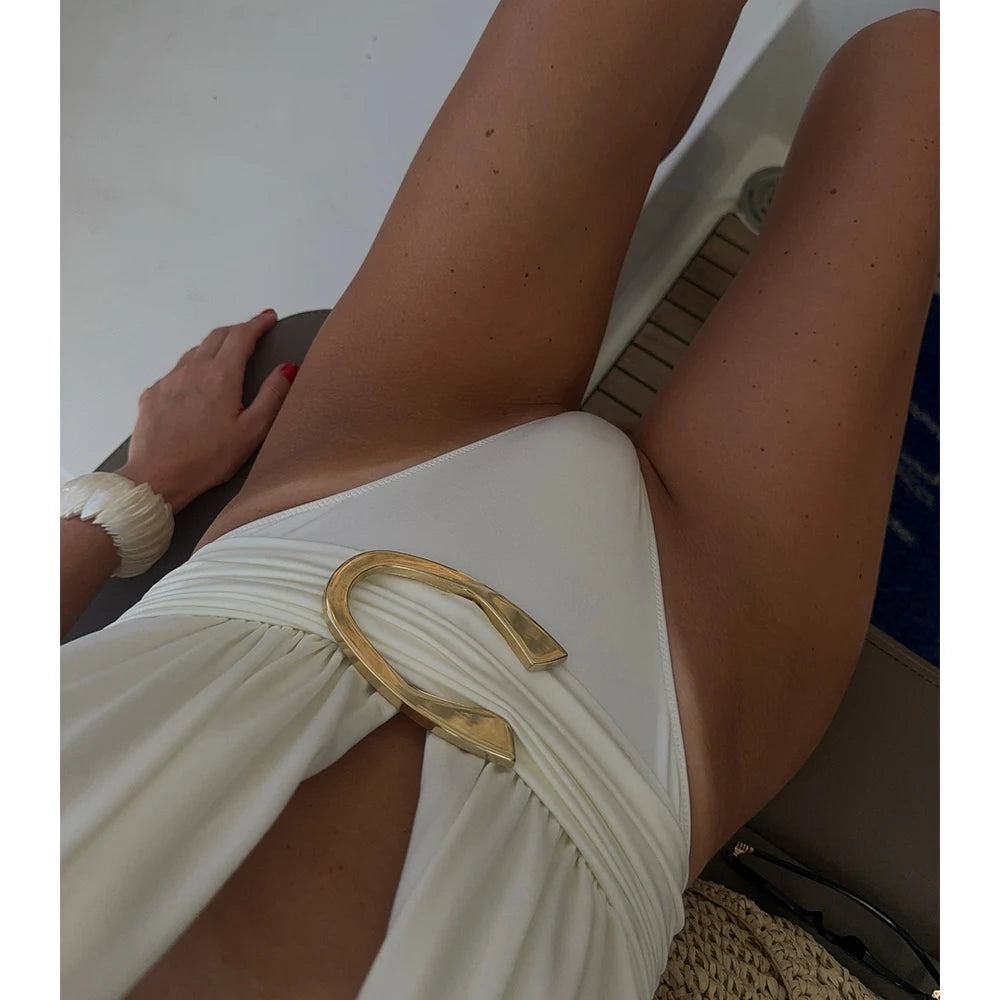 Halter Bikini Sarong Set