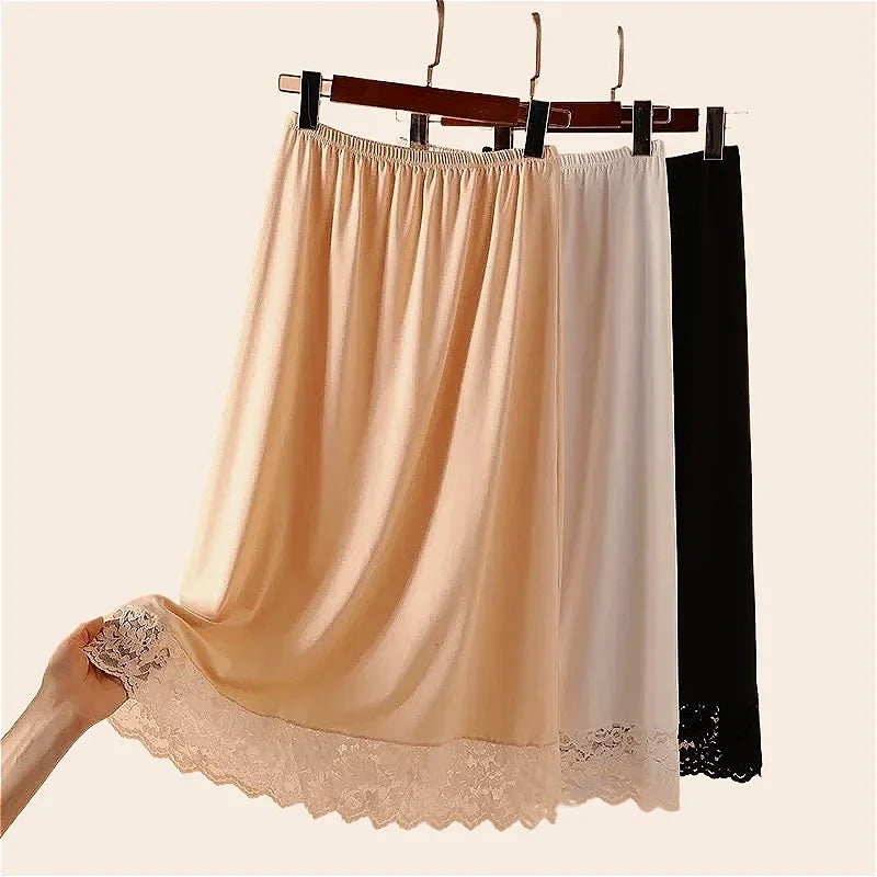Modal Lace Half Slip