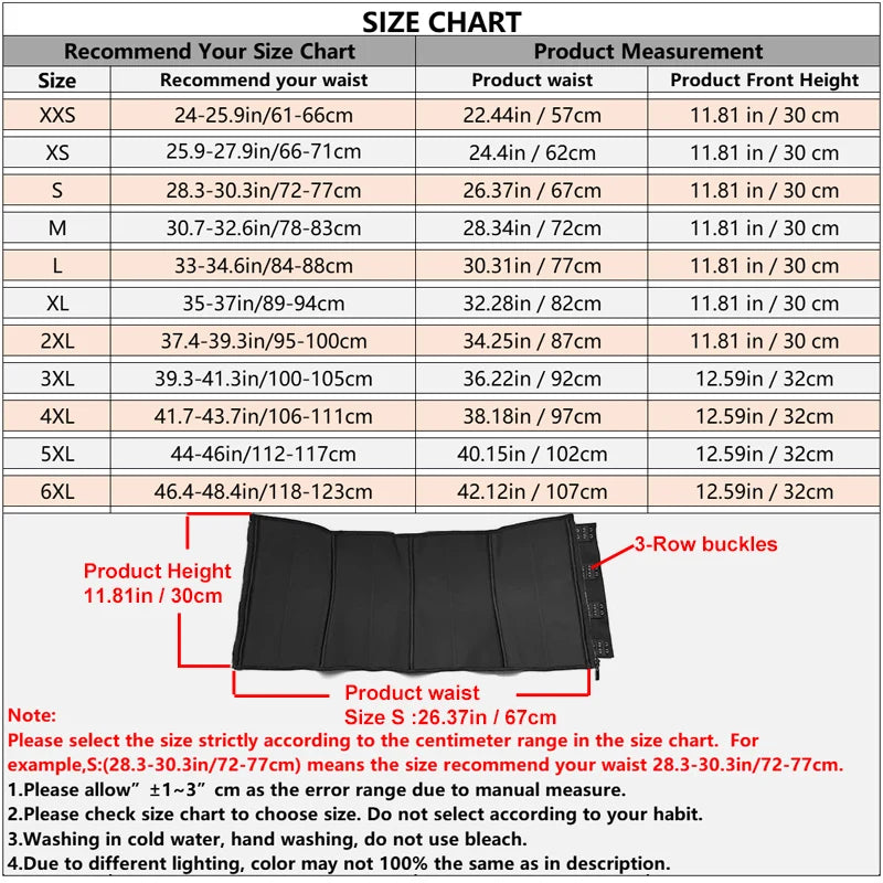 Zippered Latex Waist Trainer