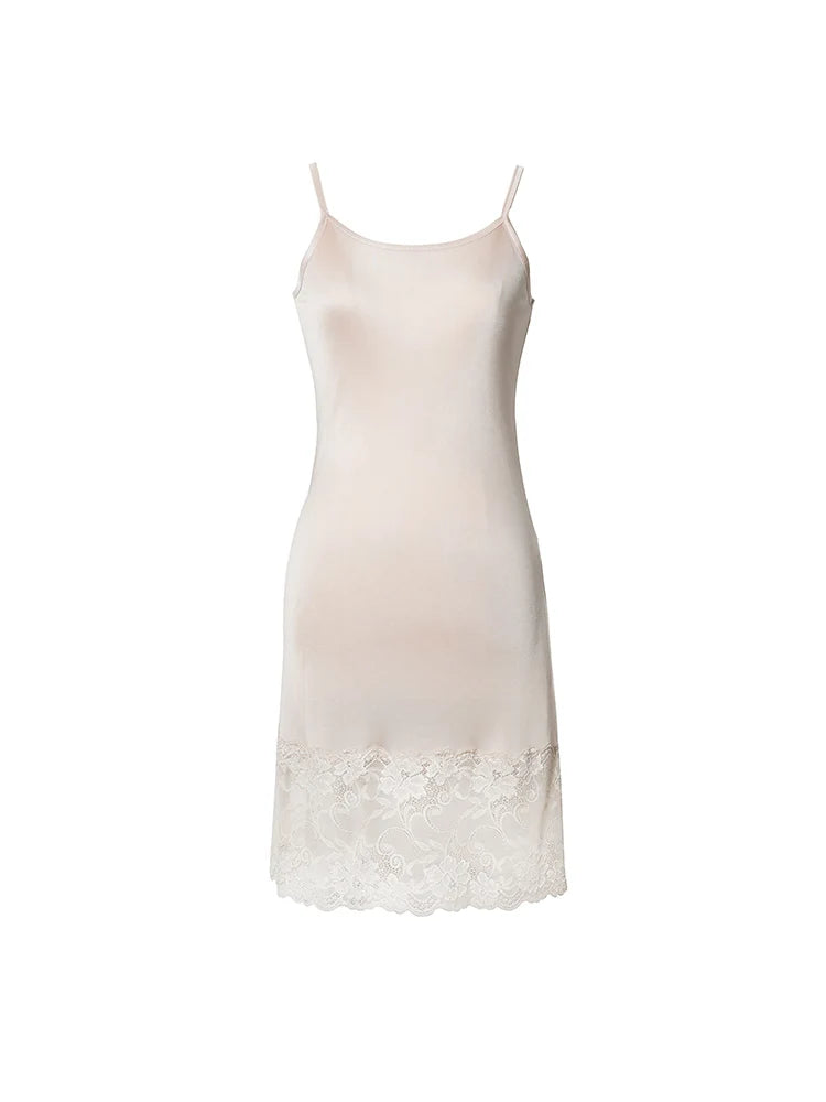 Silk Lace Bottoming Slip