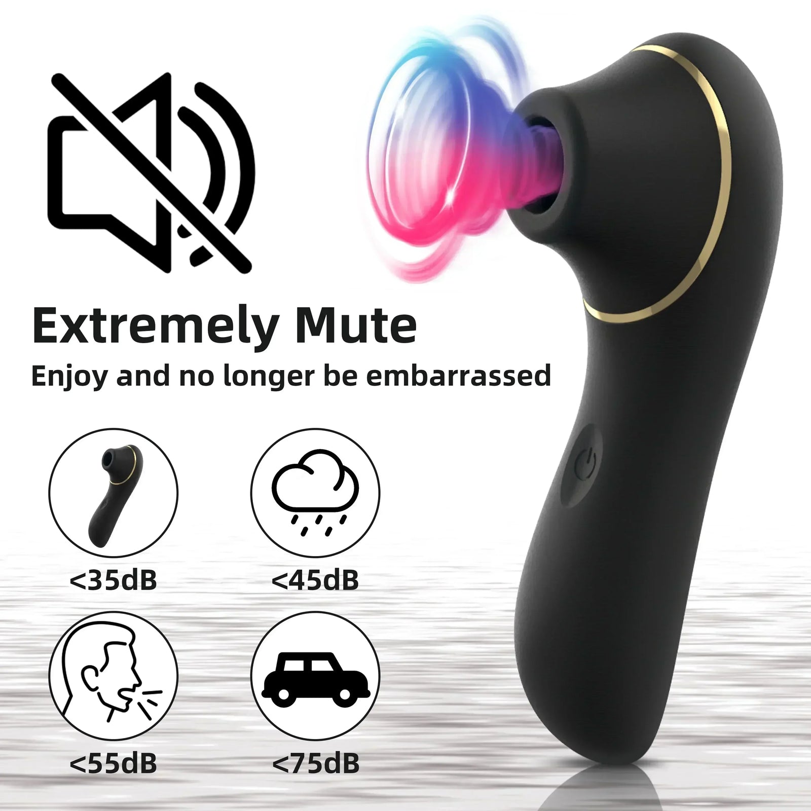 Silicone Suction Massage Vibrator