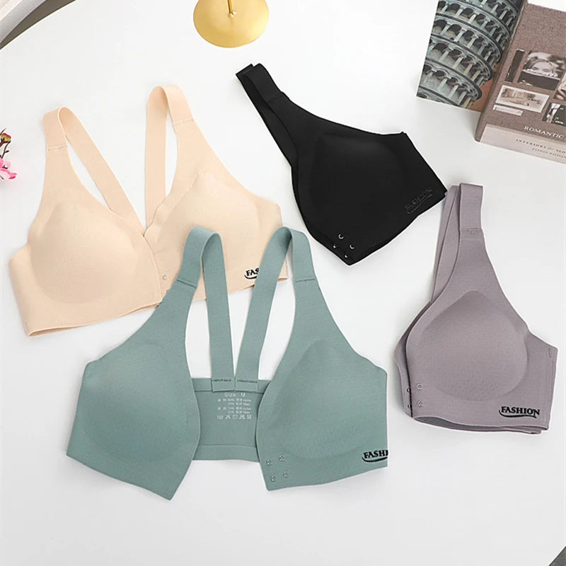 Front Buckle Support Bra