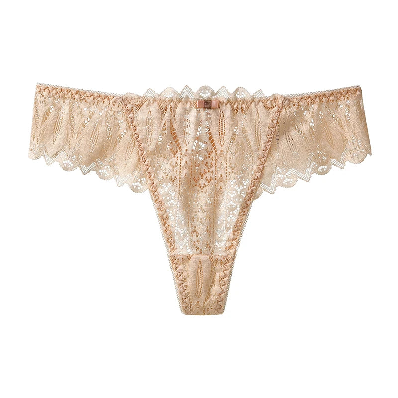 Seamless Hollow Lace G-String