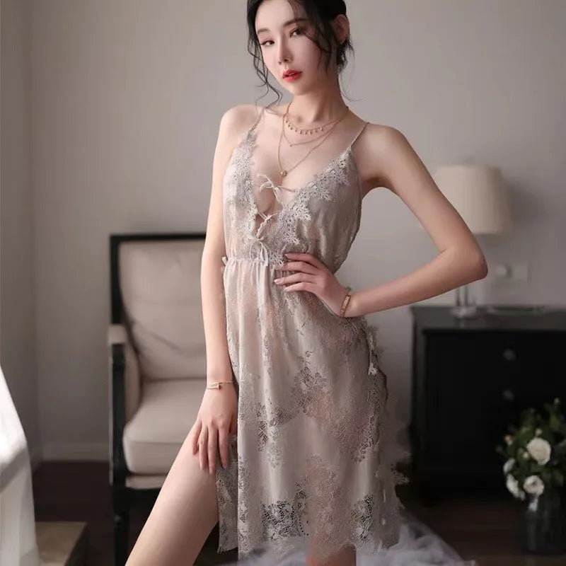 Floral Lace Slip Nightdress