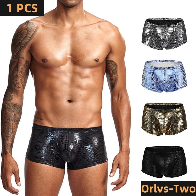 Leopard Open-Front Boxer Shorts