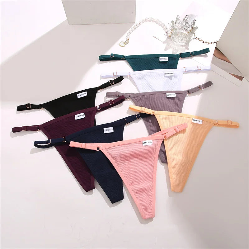 Cotton Low-Rise T-Back Thong