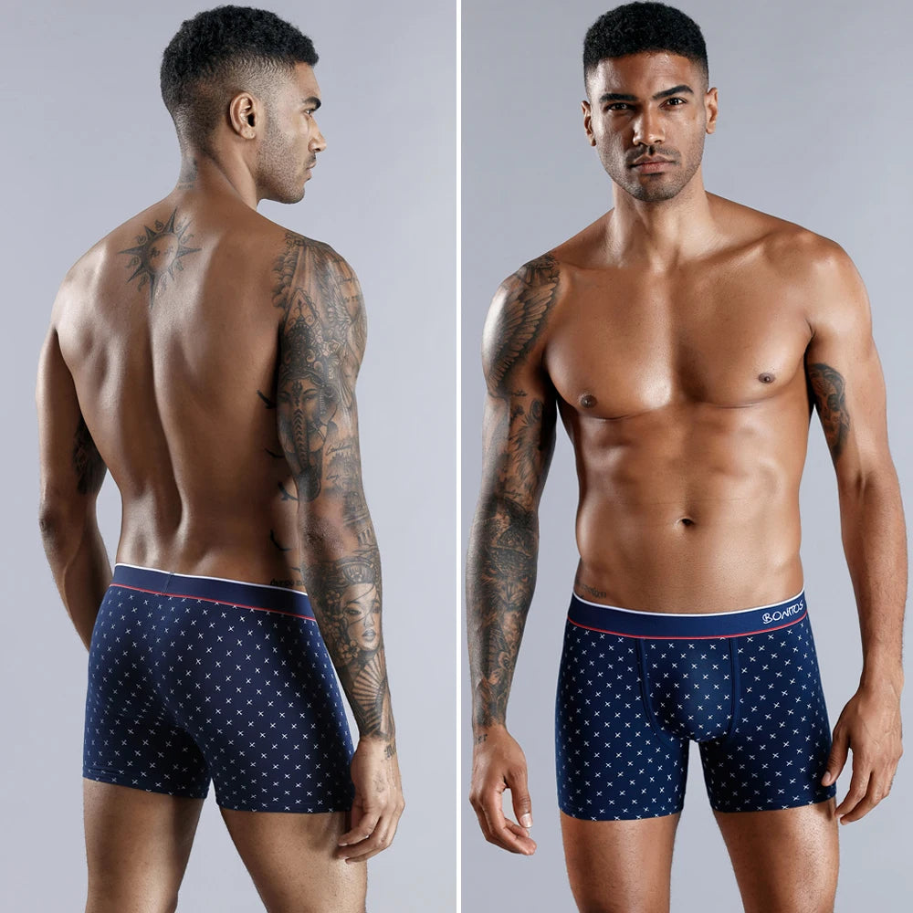 Cotton Letter Print Boxers