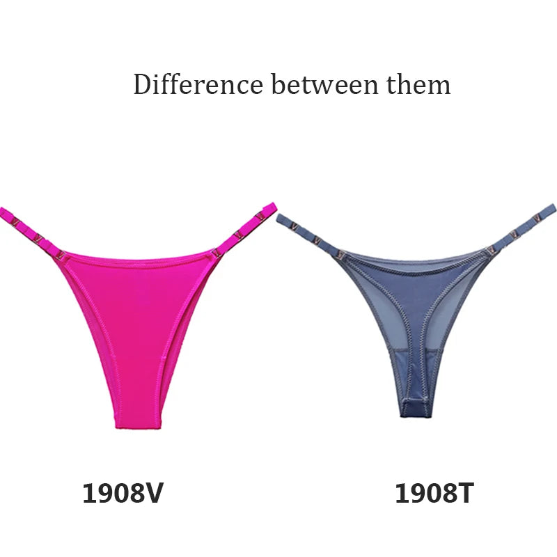 Satin High-Rise G-String Panties