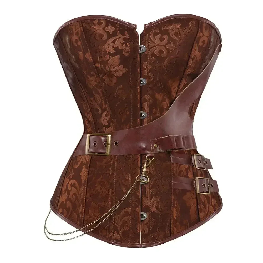 Steampunk Buckle Pirate Corset