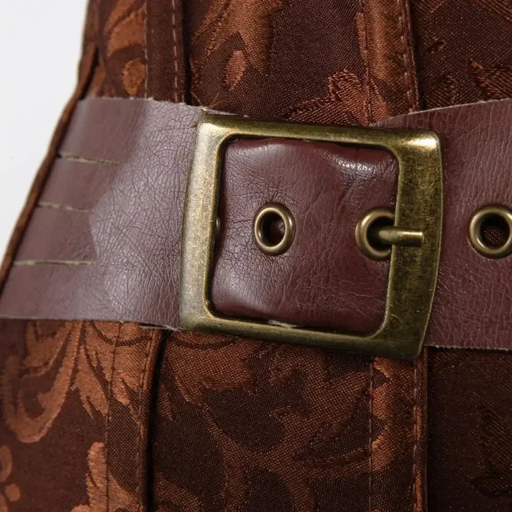 Steampunk Buckle Pirate Corset