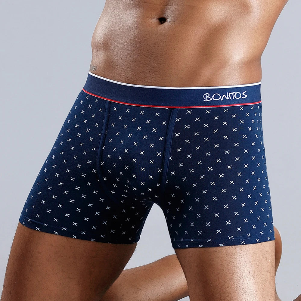 Cotton Letter Print Boxers