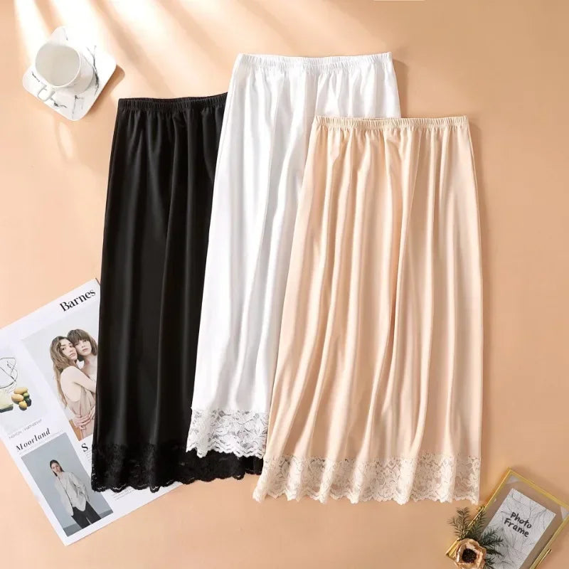 Modal Lace Half Slip