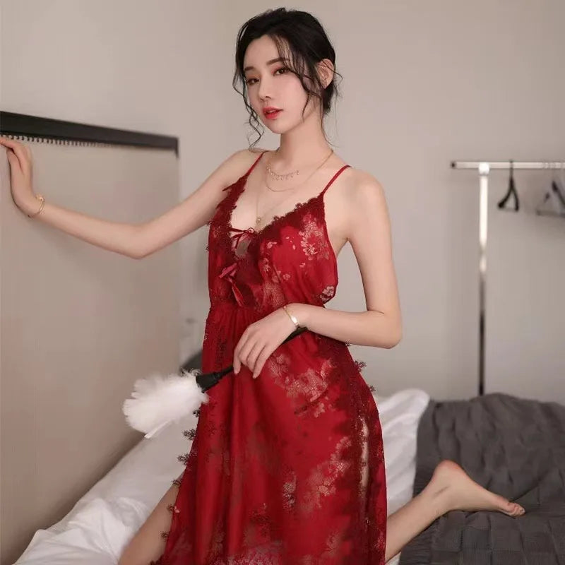 Floral Lace Slip Nightdress
