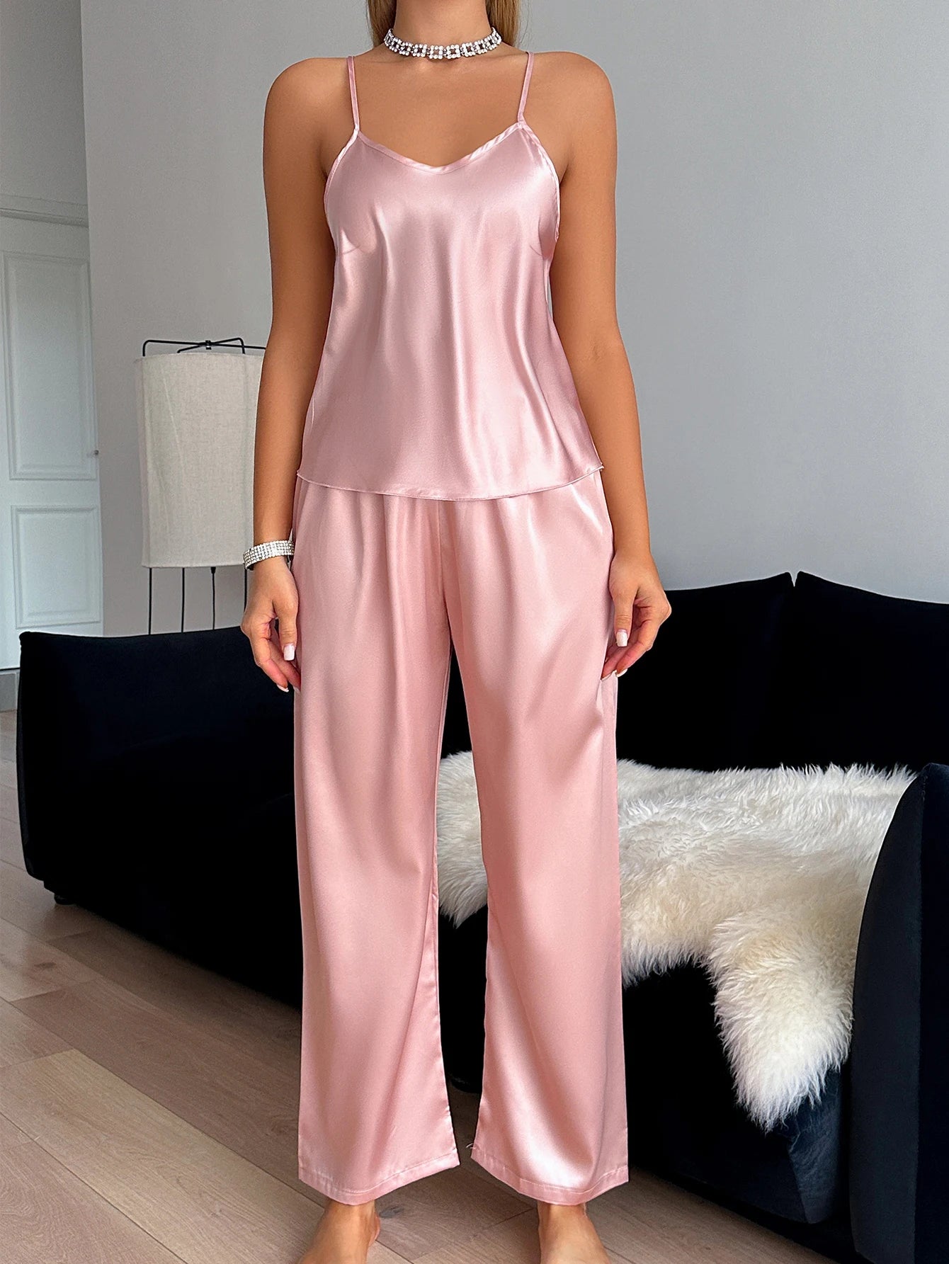Halter Pants Pajama Set