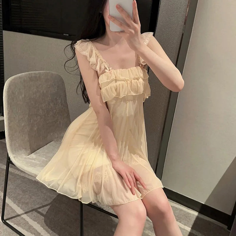 Princess Lace Nightdress Set