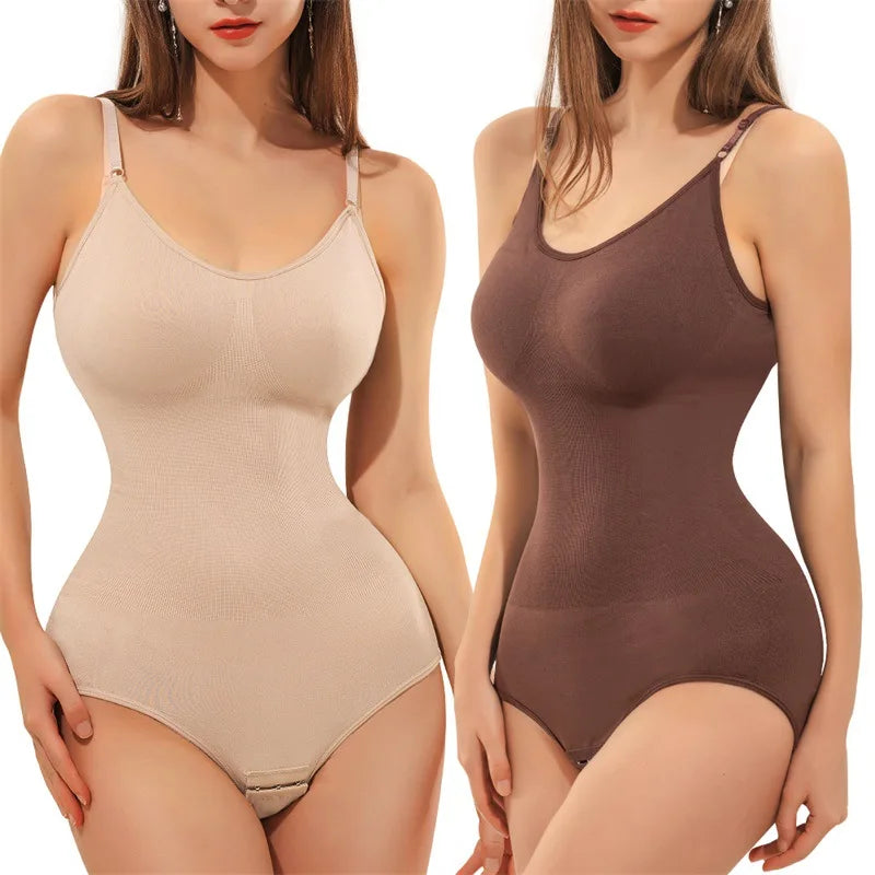 V-Neck Compression Shaping Bodysuit