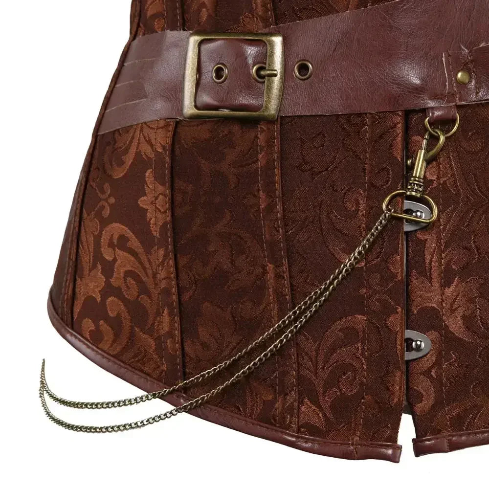 Steampunk Buckle Pirate Corset