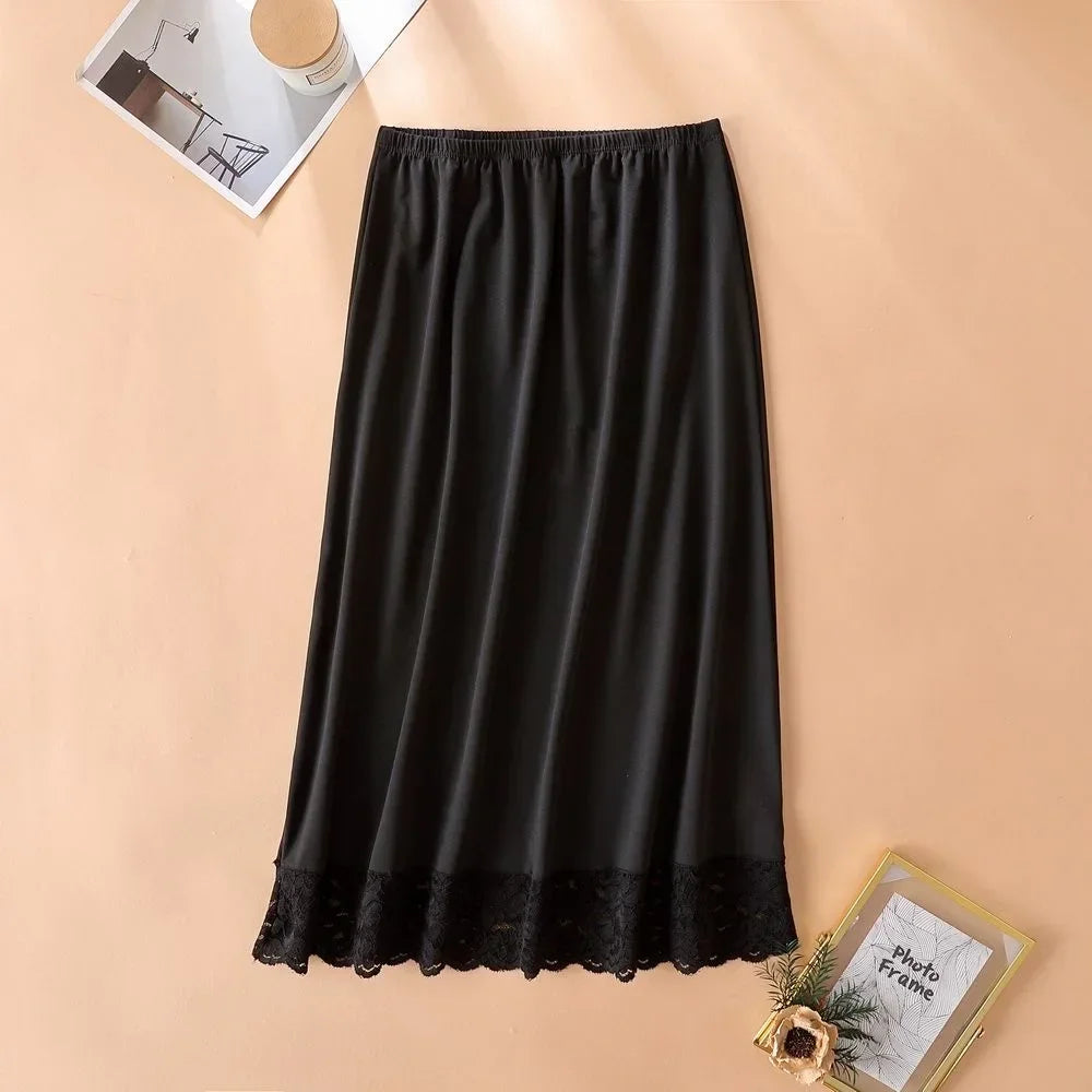 Modal Lace Half Slip