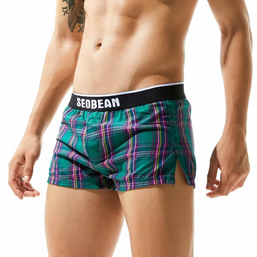 Classic Plaid Cotton Boxers