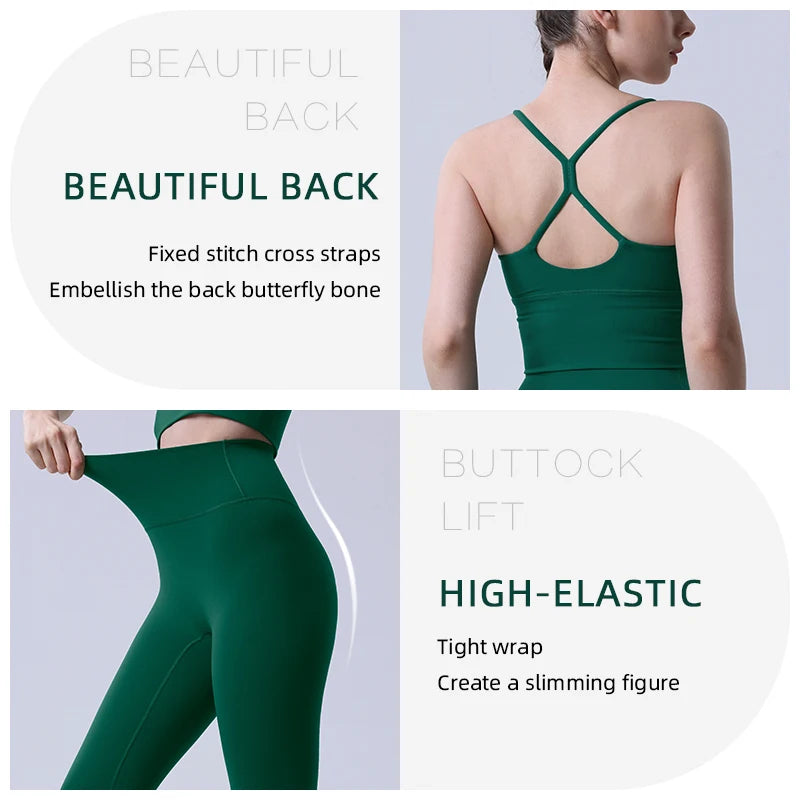 Seamless Yoga Leggings Set